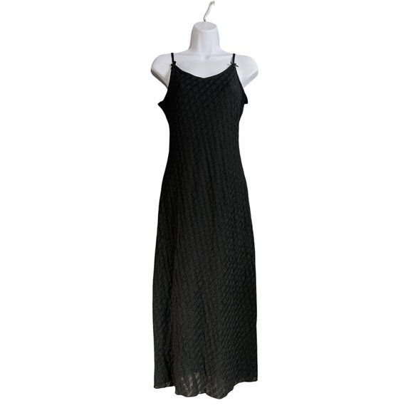 Wild Fable Womens Black Sleeveless Lace Midi Slip Dress Size XS - Picture 4 of 13